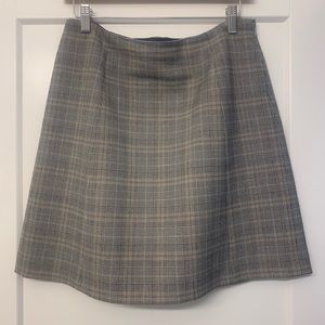 Aritzia Plaid Mini Skirt